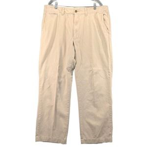 American Eagle Mens 38X32 AE Next Level Flex Relaxed Fit Tan Khakis Pants